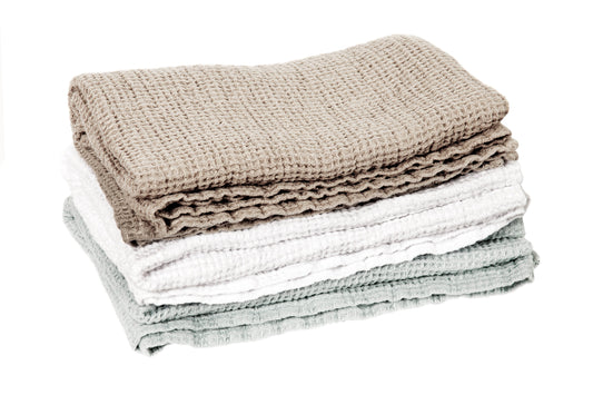 Linen Hand Towels Set ( 3 towels) Sewing Fiesta