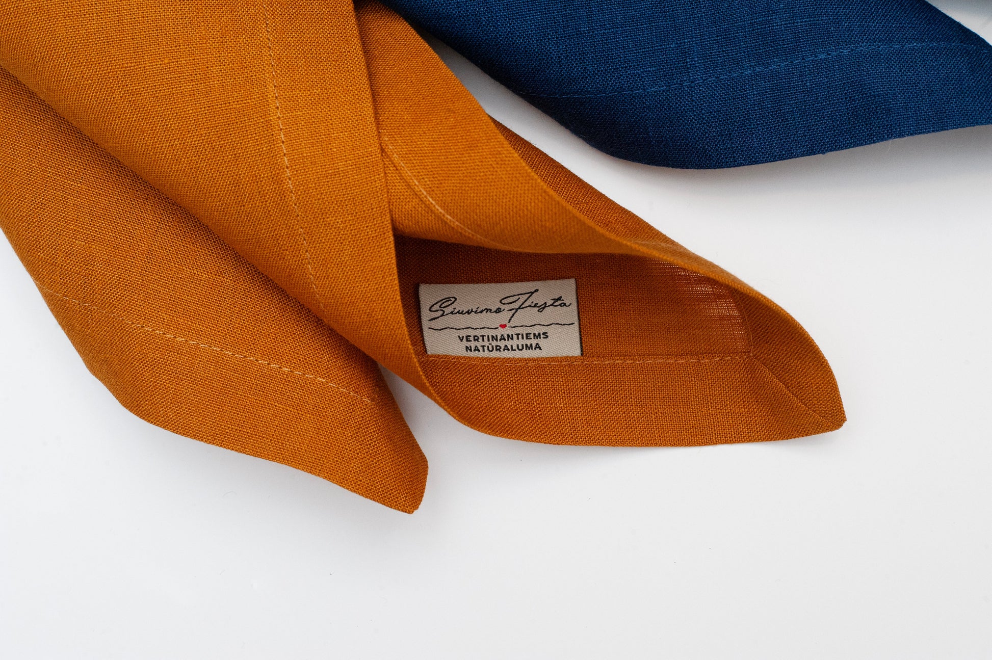 Linen Christmas Napkins with Elegant Embroidery Sewing Fiesta