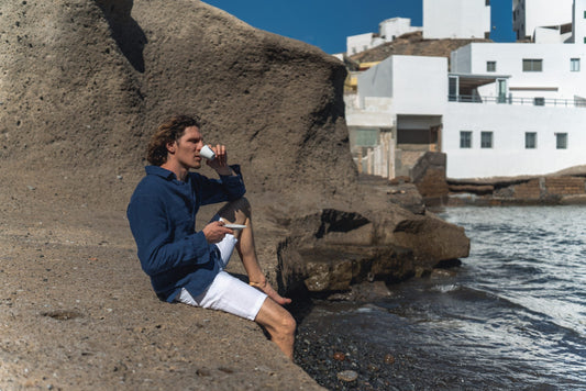 Men's Long Sleeve Thin Linen Shirts in a Range of Stylish Hues Sewing Fiesta