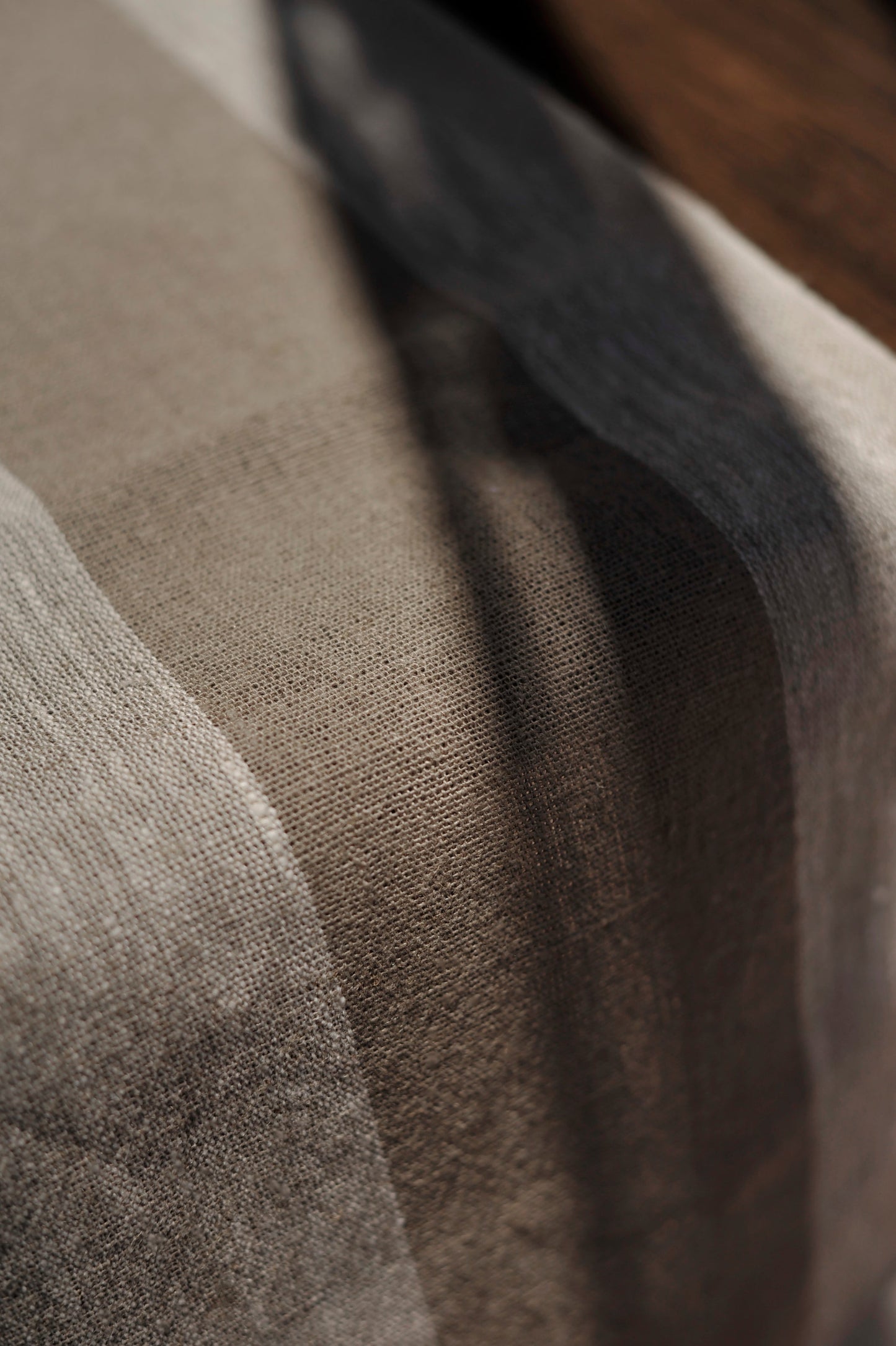 Natural Linen Striped Table Runner Sewing Fiesta