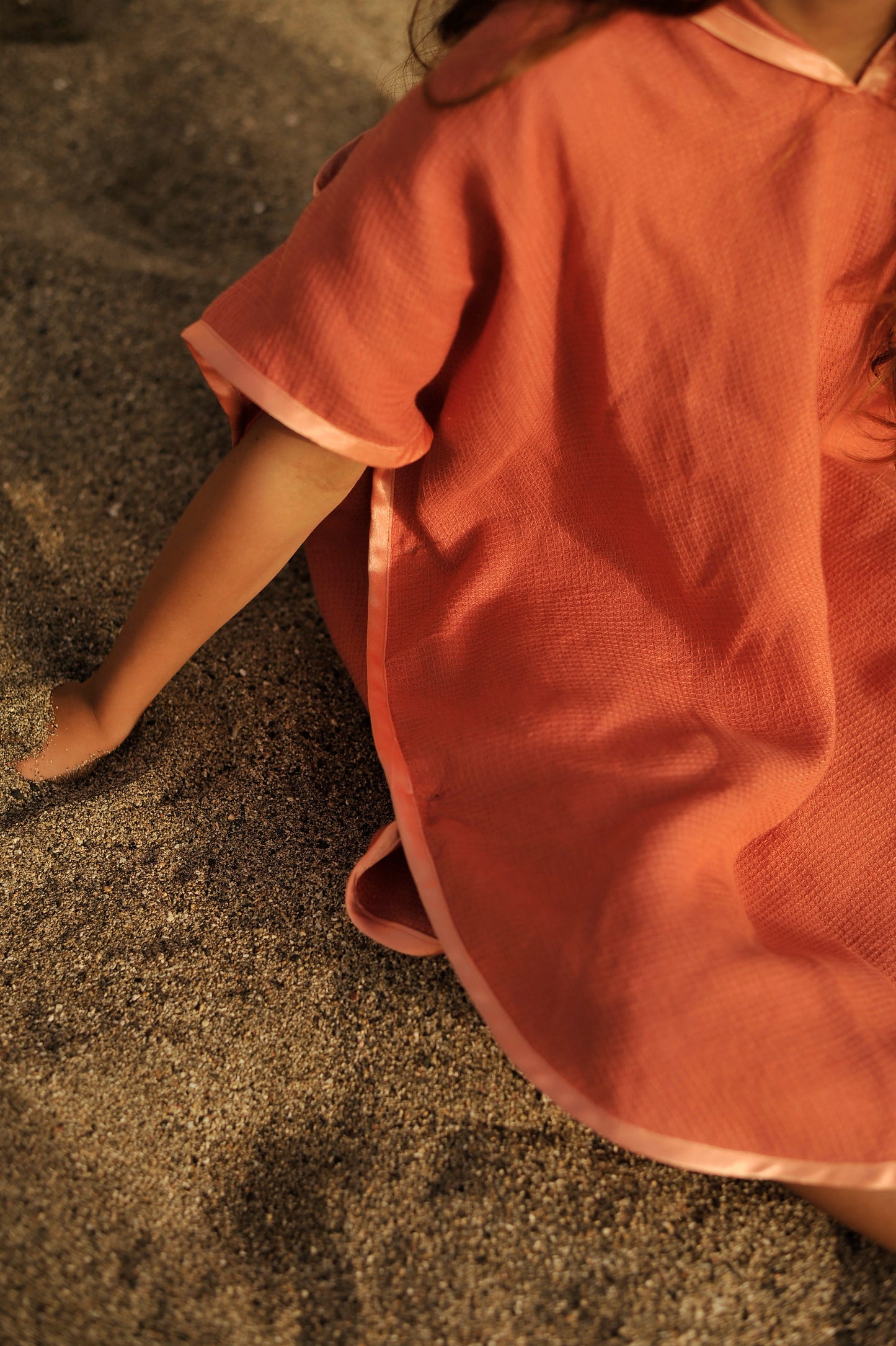 Kids Linen Beach Poncho Sewing Fiesta