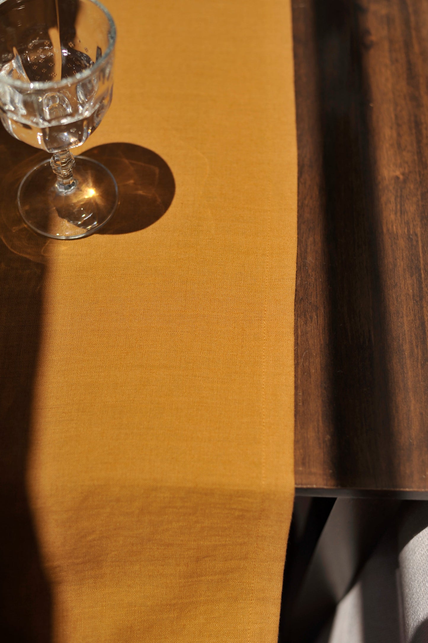 Table runner Mustard Sewing Fiesta