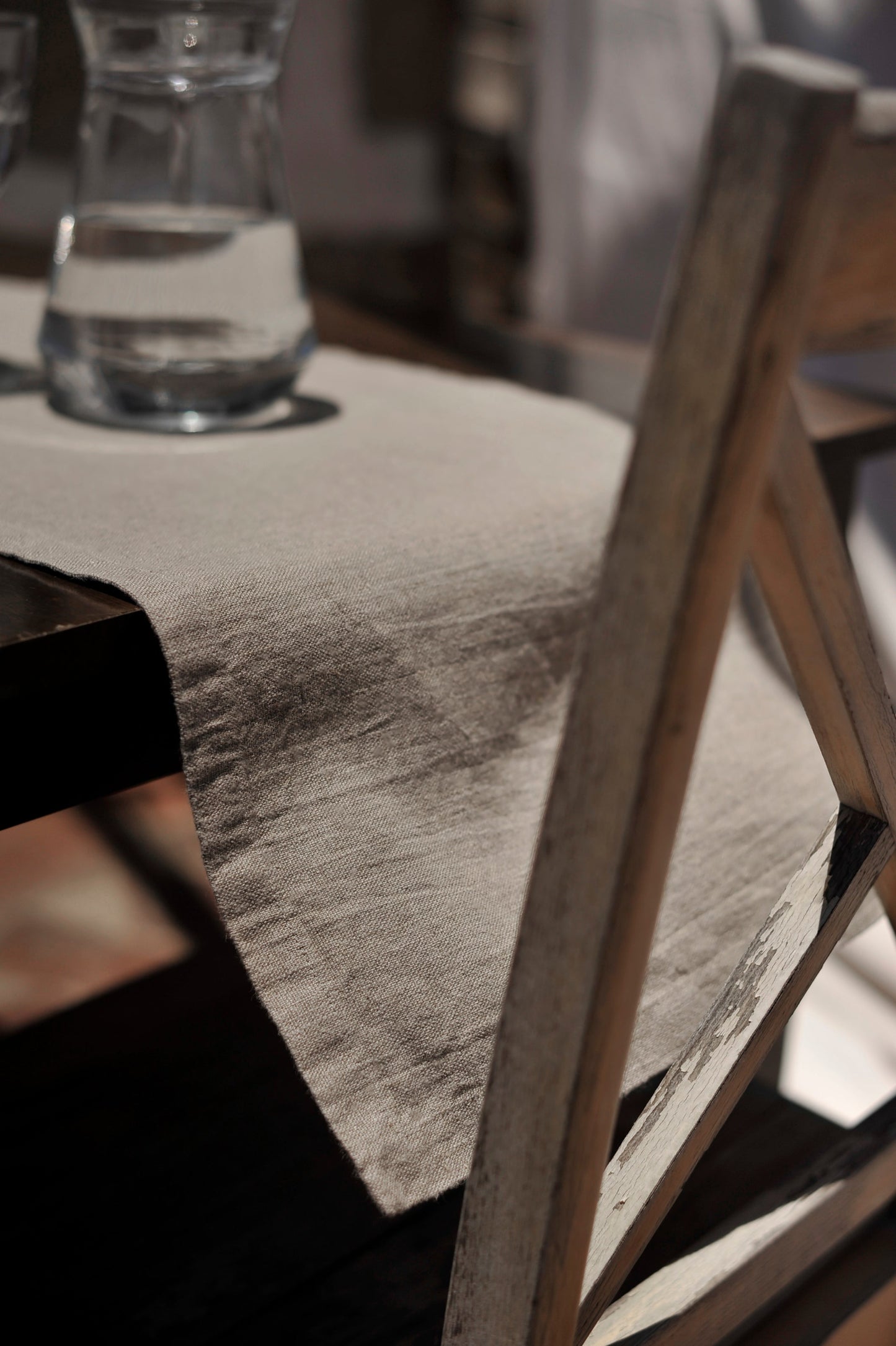 Table Runner Natural Linen Sewing Fiesta