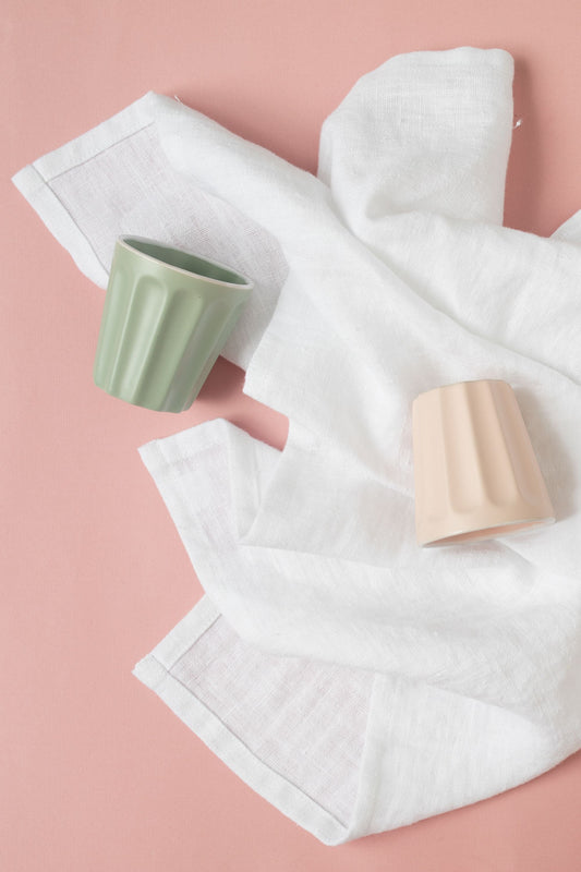 Kitchen Towels Set White Sewing Fiesta