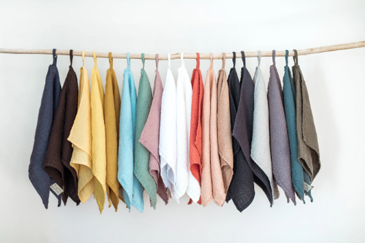 Linen Small Waffle Weave Tea Towels – Set of 2 Sewing Fiesta