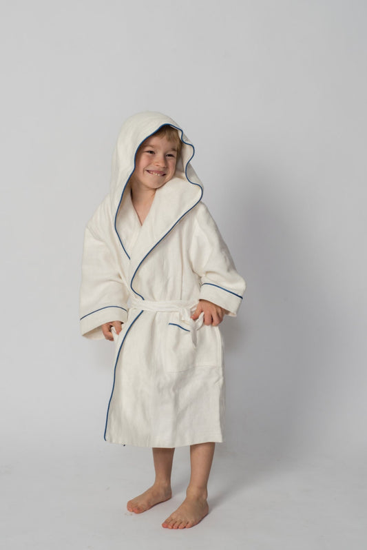 Linen Kids Bathrobe Sewing Fiesta