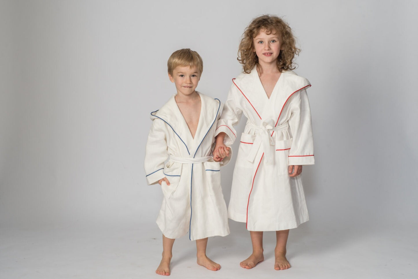 Linen Kids Bathrobe Sewing Fiesta