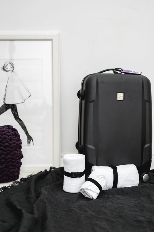 Linen Waffle Travel Towel White Sewing Fiesta