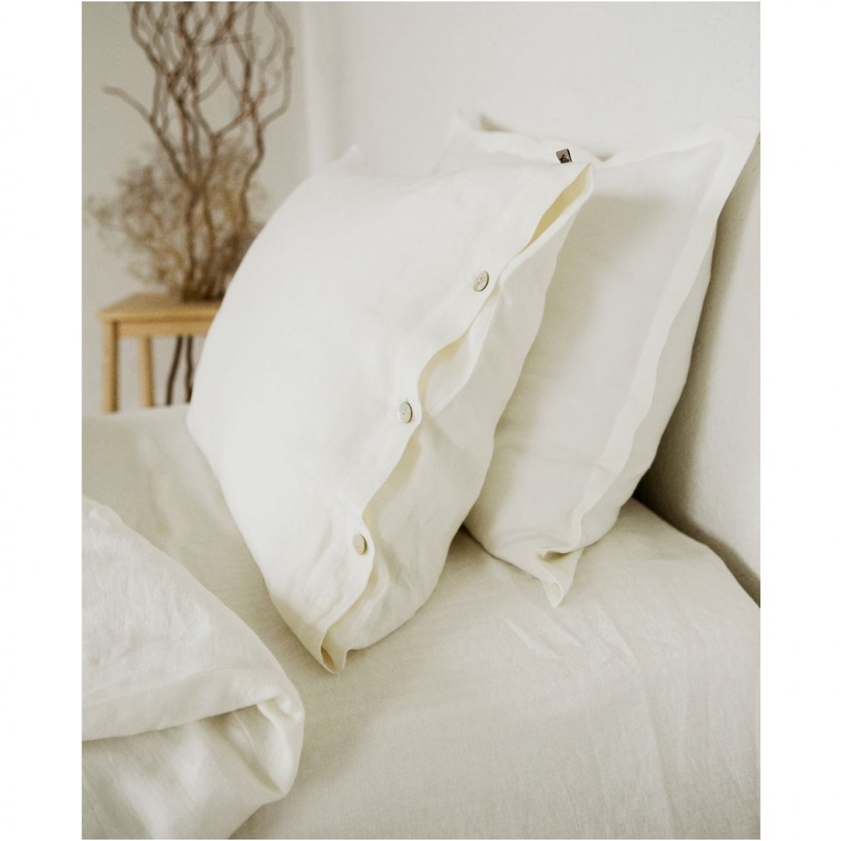Linen duvet cover Off - White Sewing Fiesta