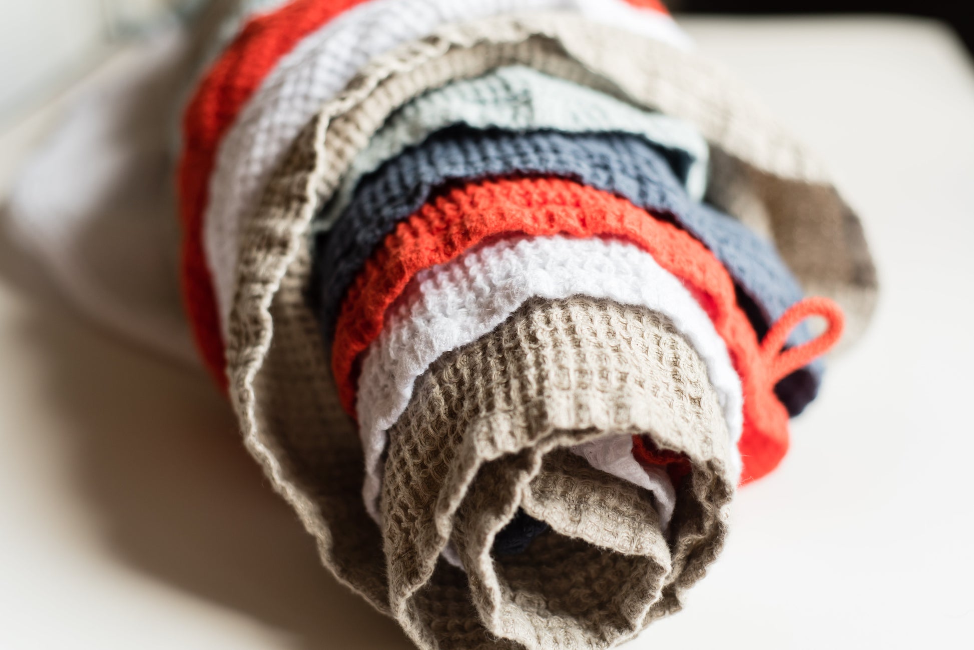 Linen Waffle Bath towel Large Sewing Fiesta