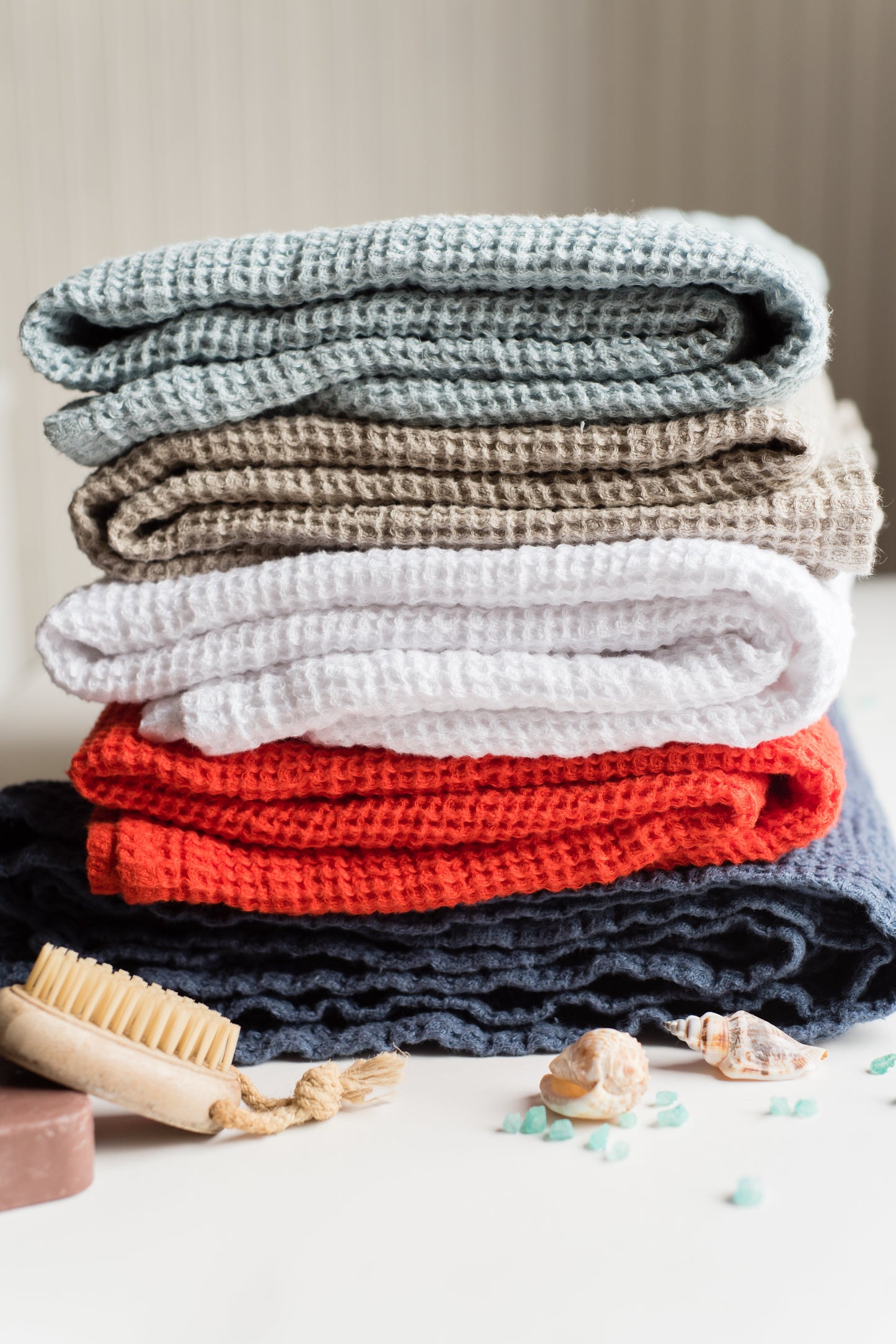 Linen Waffle Bath towel Large Sewing Fiesta