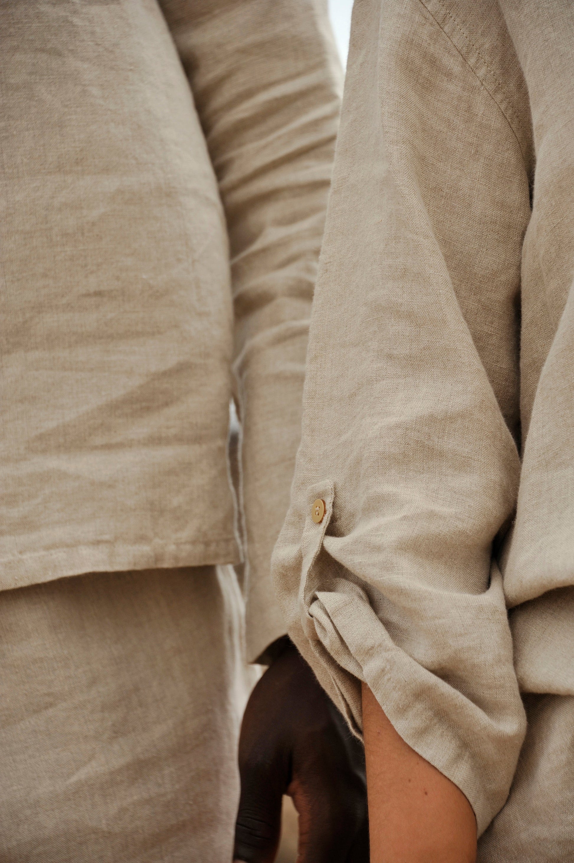 Long Sleeve Linen Shirt Women Sewing Fiesta
