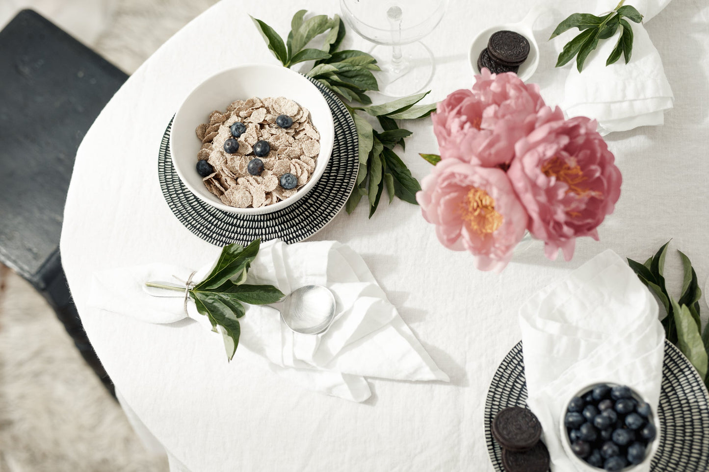 Linen Table Napkins White