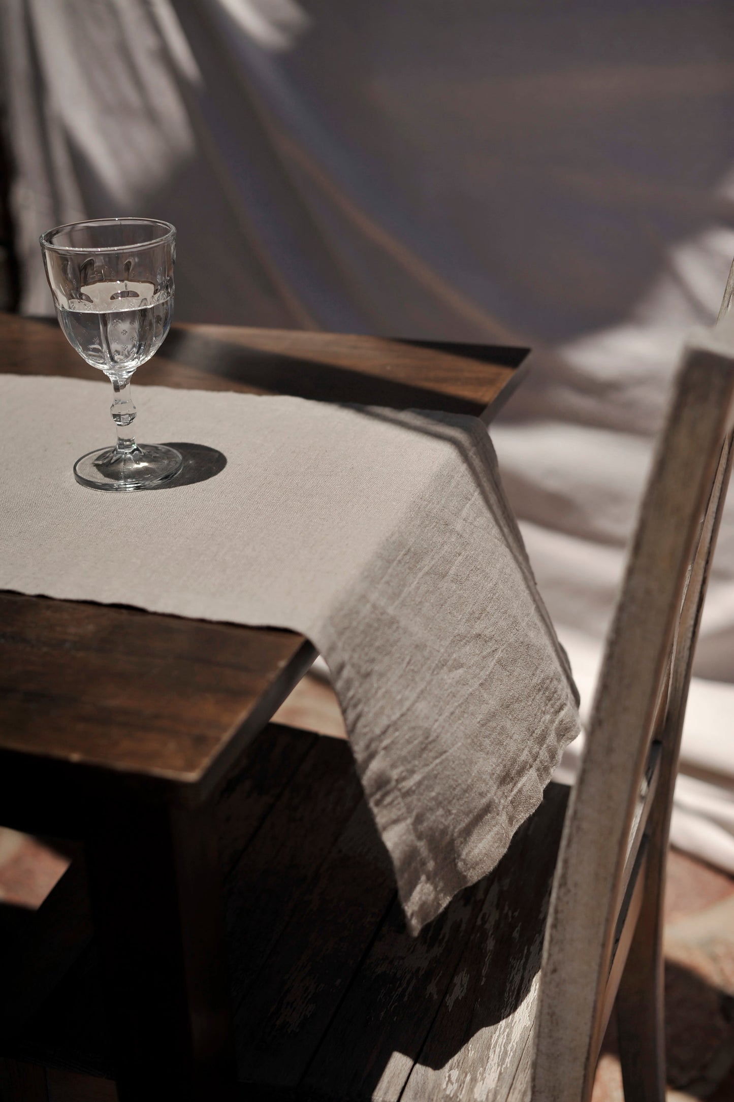 Table Runner Natural Linen