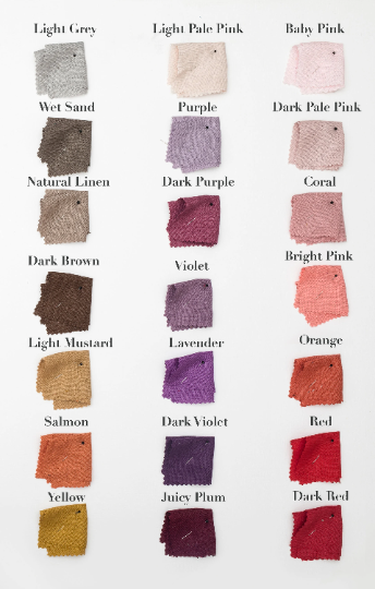 Long Sleeve Linen Shirt / Dress - 40 Colors