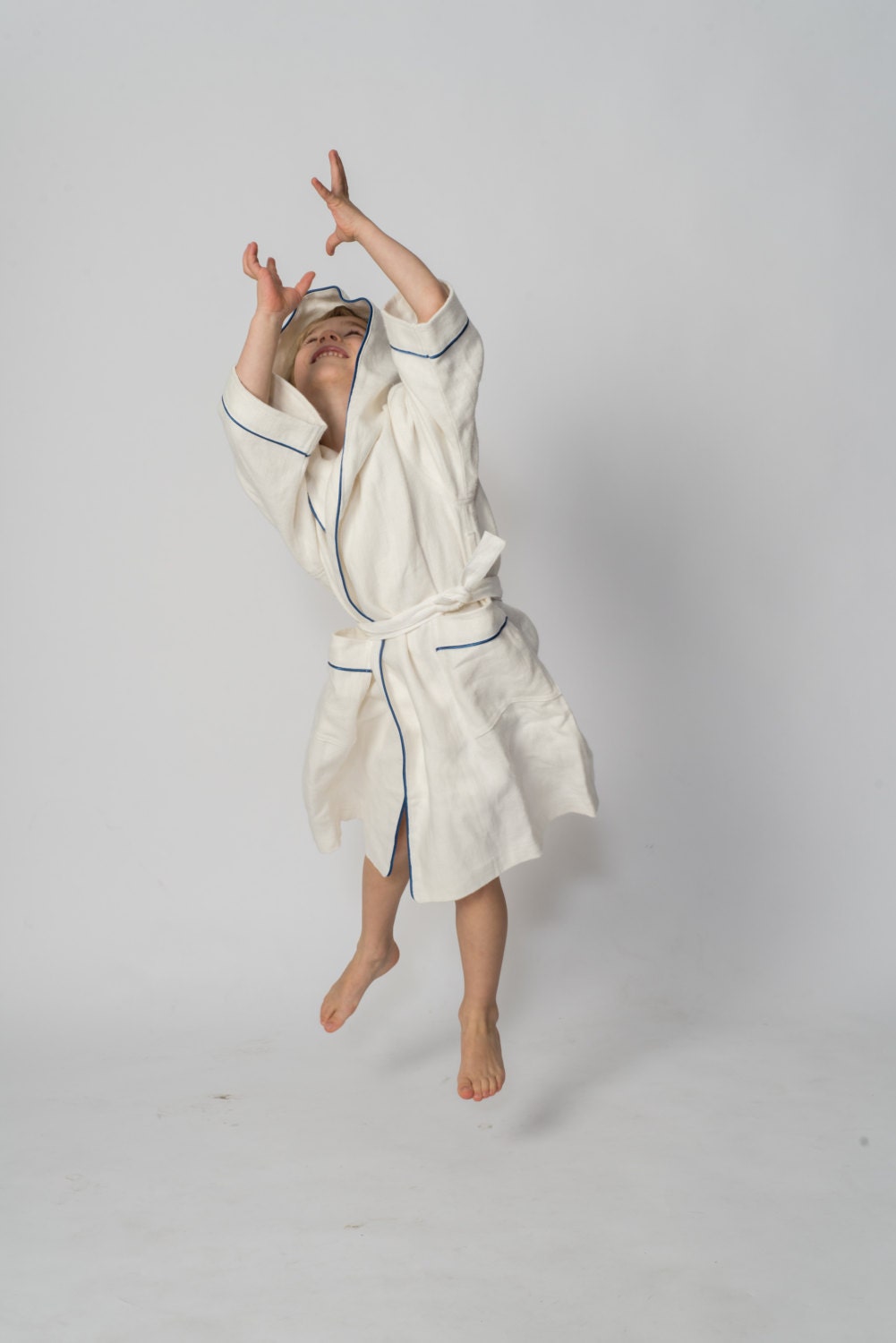 Linen Kids Bathrobe