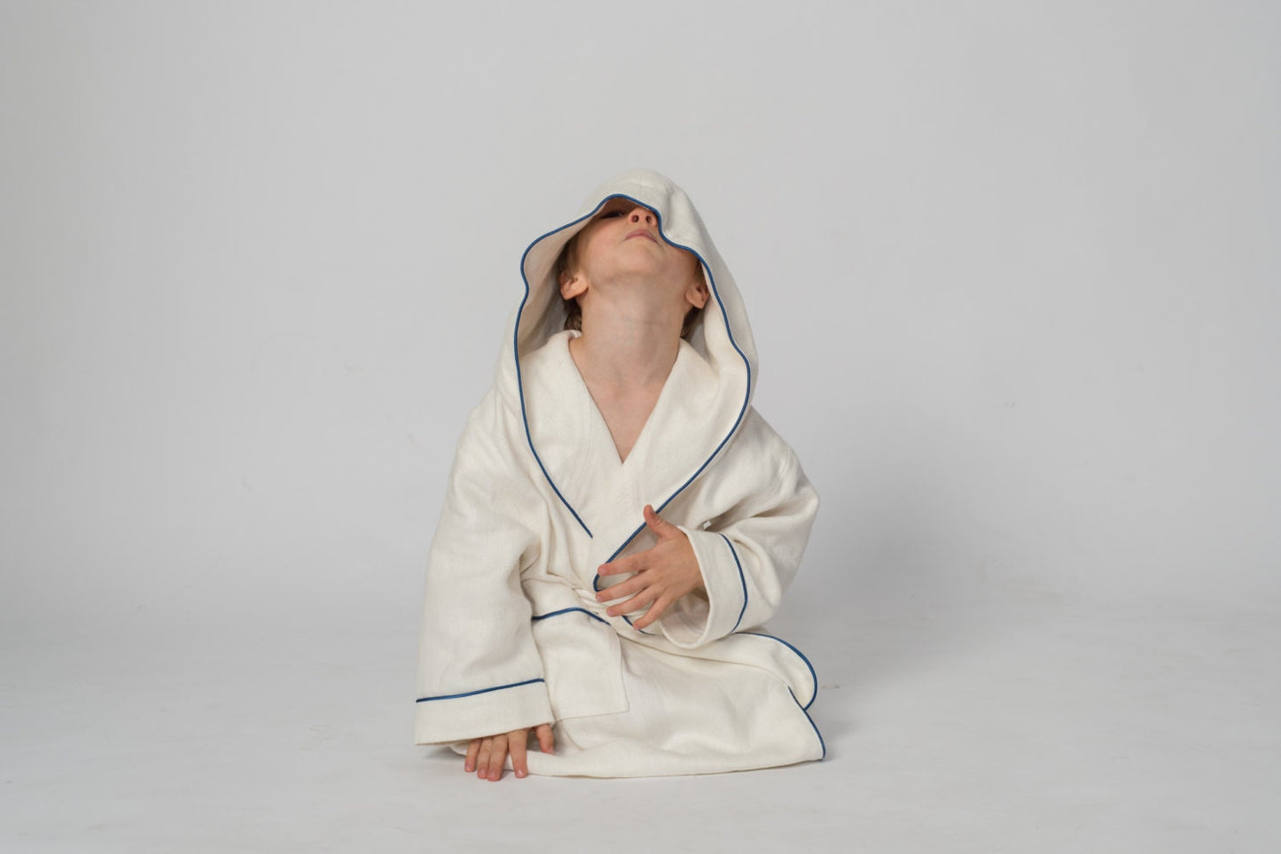 Linen Kids Bathrobe