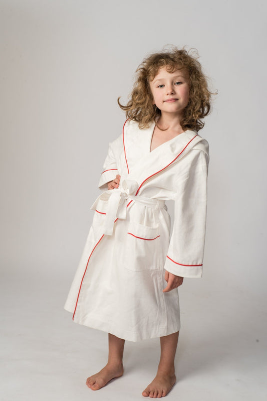 Linen Kids Bathrobe