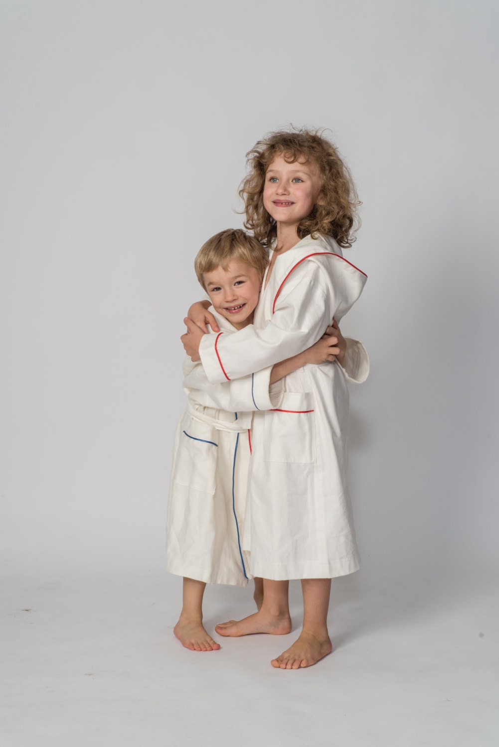 Linen Kids Bathrobe