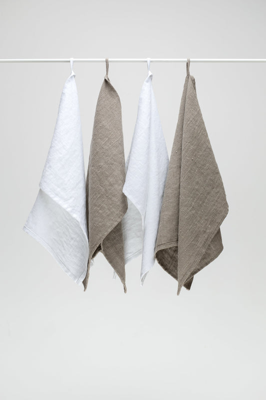 Kitchen Towel Natural / White