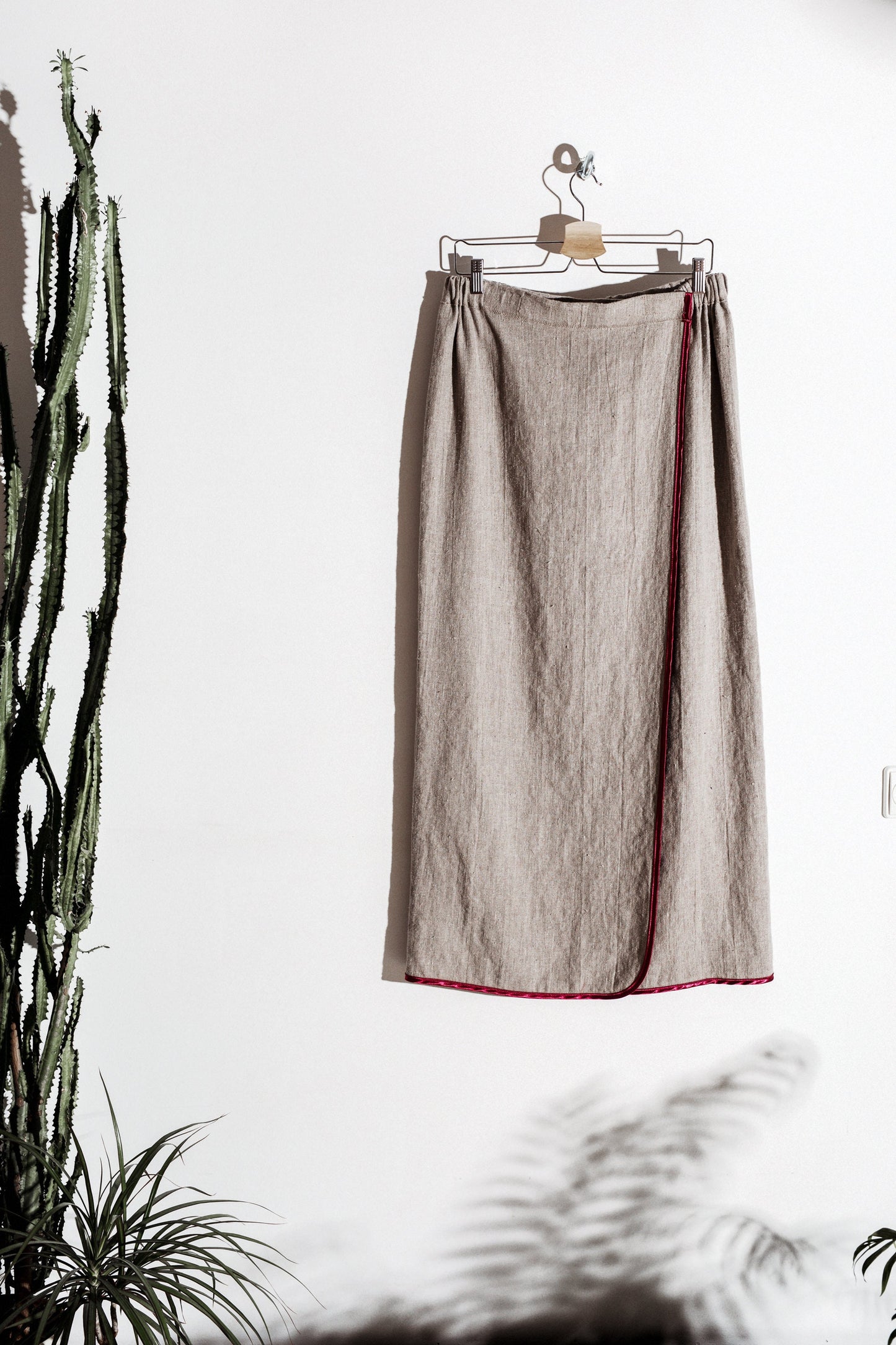 Natural linen WOMEN Skirt for Sauna