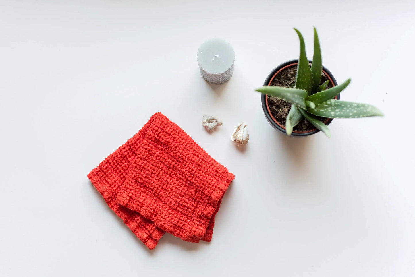 Linen Waffle Washcloth