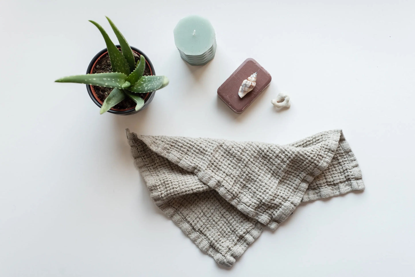 Linen Waffle Washcloth