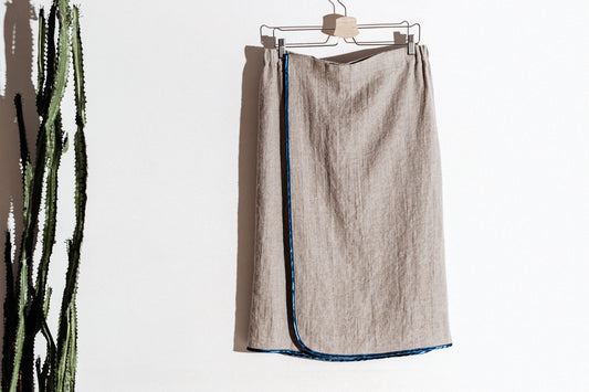 Natural Linen MEN Skirt for Sauna