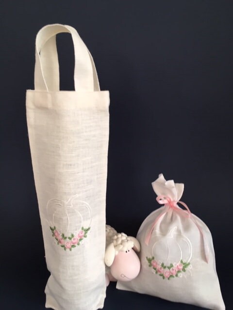 Christening Embroidered Gift Bags