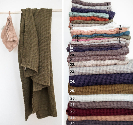 Combine Your Own Set of Linen Towels Sewing Fiesta